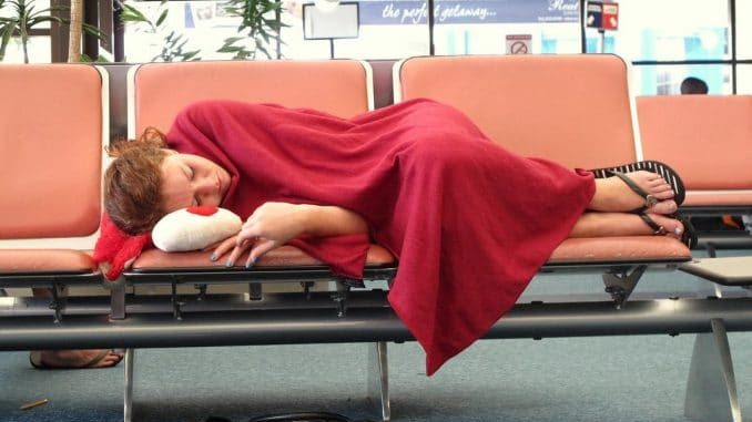 Airport Sleeping