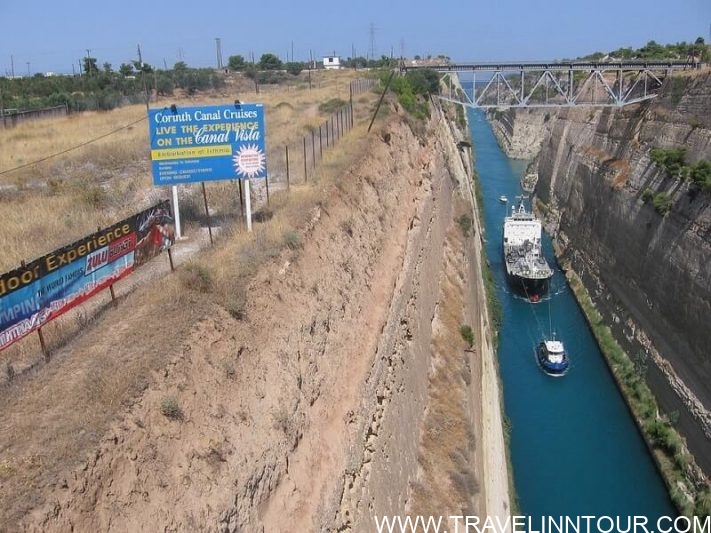 Corinth Canal The Ship Passage