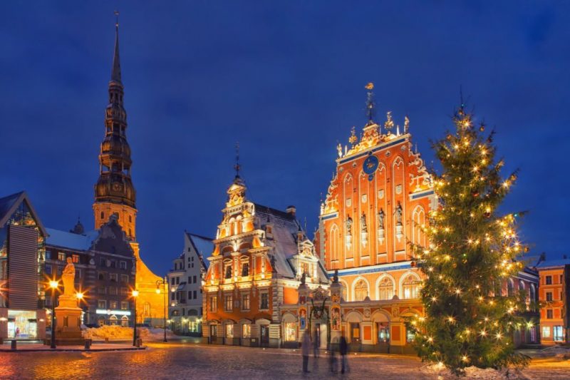Riga town hall square
