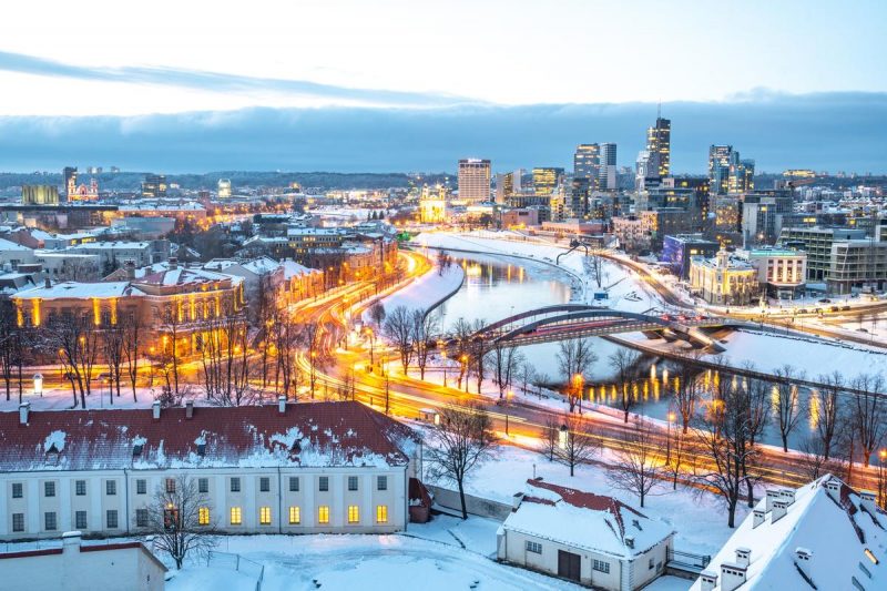 Vilnius Lithuania Best Winter Destinations in Europe